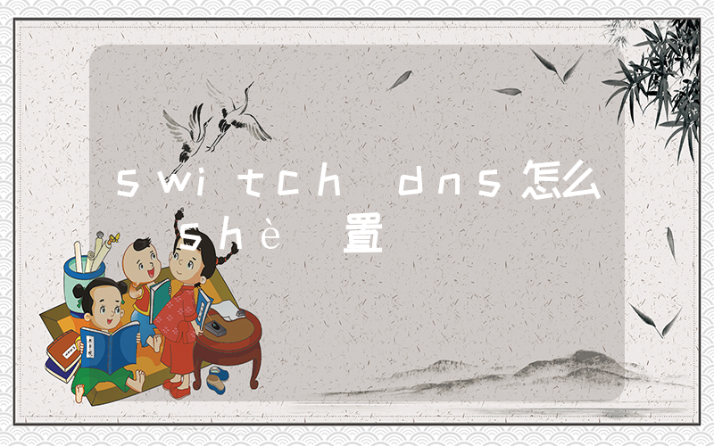 switch dns怎么設(shè)置插圖
